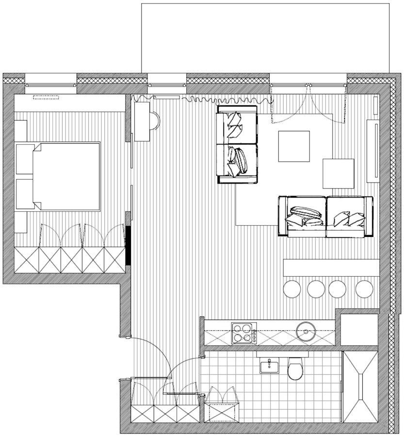 לודז' City Luxe, Przestronny, W Centrum מראה חיצוני תמונה