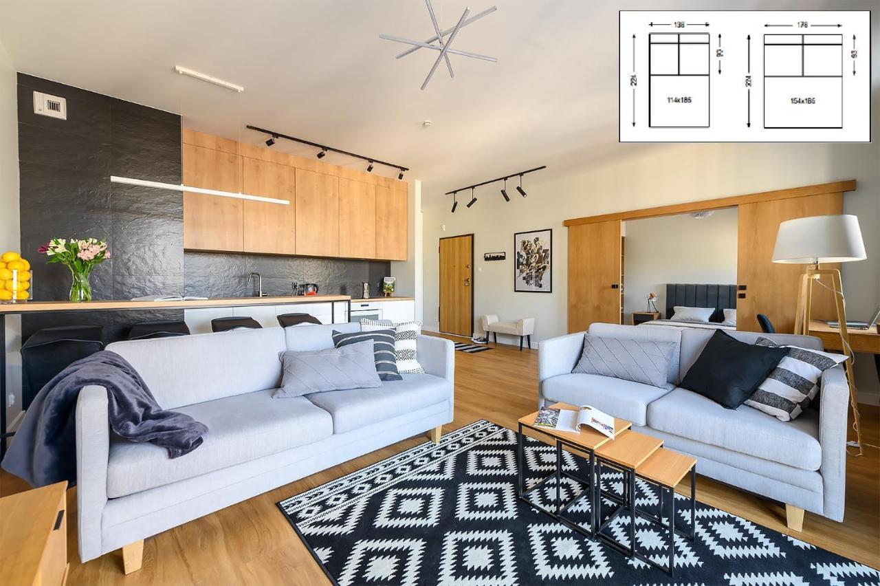 לודז' City Luxe, Przestronny, W Centrum מראה חיצוני תמונה